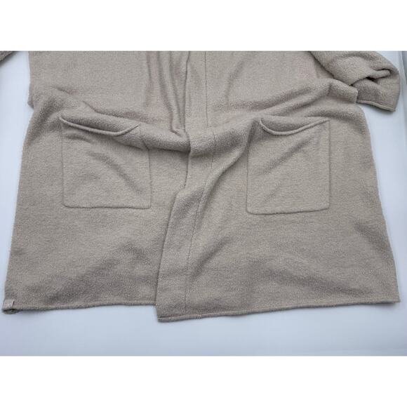 Barefoot Dreams Cozy Chic Lite Tan Long Sweater Large - Picture 2 of 3